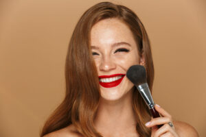 lachende Frau, Beauty